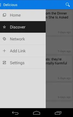 Delicious android App screenshot 3